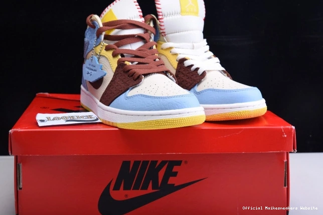 Official Maikesneakers Fearless SE Jordan 1 x Mid Air CU2803-200 Chateau Maison Rouge 0724